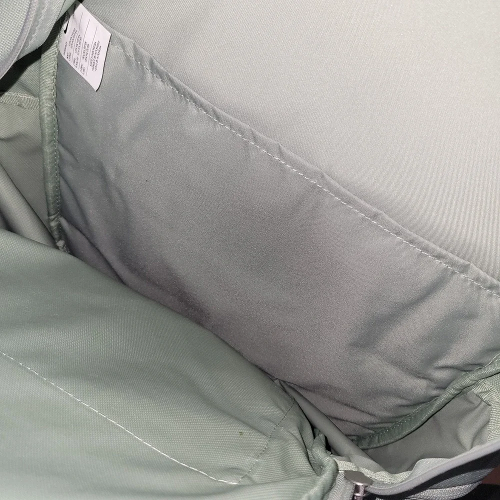 Nike Heritage Backpack Padded Adjustable Straps Laptop Sleeve Sage Green